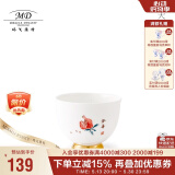 玛戈隆特乔迁礼 陶瓷瓷茶杯单杯个人杯主人杯 家用茶具茶杯 礼盒礼品包装 多福