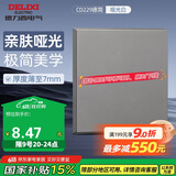 德力西（DELIXI）开关插座面板 86型面板 CD229 遮盖面板空白填空面板 星空灰大板