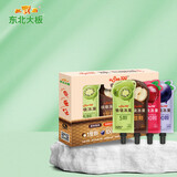 东北大板 吸吸冻果冰棍 果汁雪泥 80g*4袋 综合口味 盒装 棒支 冷饮 