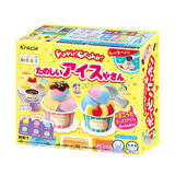 Kracie日本进口食玩可食可吃亲子玩具diy手工糖果创意幼儿园儿童大礼包 多彩雪糕冰淇淋杯*1盒