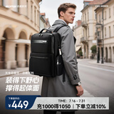 博牌Bopai双肩背包男时尚商务15.6吋电脑包旅行书包