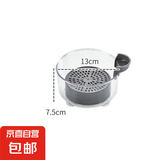 花盆花器 360度旋转花盆托盘带轮带排水花盆收纳架懒人专用花盆底 小透明小号 懒人专用花盆底