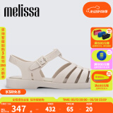 Melissa（梅丽莎）新款时尚编织女士简约通勤果冻罗马凉鞋32408 米色 38