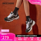 斯凯奇（Skechers）520送女友女鞋夏季厚底老爹鞋透气熊猫鞋软底休闲运动鞋11959