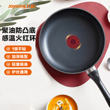 九阳（Joyoung）煎锅聚油平底锅不粘锅火红环控温早餐锅煎蛋防刮耐磨炉灶通用26cm