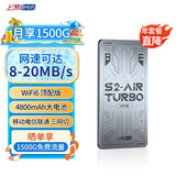 上赞 S2随身wifi 免插卡wifi 6流量4g路由器WiFi无线网卡移动上网卡流量卡三网通