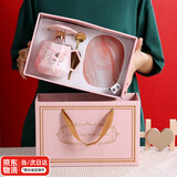 OIMG杯子水杯女生高颜值伴手礼物实用恒温马克高级感轻奢学生党送师父 皇冠粉【礼盒装】杯+盖+勺+杯垫