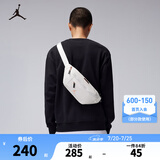 NIKE JORDAN 耐克AJ腰包男女运动胸包户外跑步手机收纳包 纯白色 8/20【36*12*8cm 约3.5L】