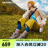 迈乐（Merrell）官方店男女款户外登山徒步鞋减震MOAB 3迈越者轻量防滑耐磨透气 J035882灰（女） 37
