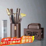 尚言坊茶杯垫茶道功夫茶具配件茶盘茶桌摆件实木隔热垫茶托底托茶杯垫托