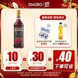 摩根船长（Captain Morgan）黑朗姆酒 mojito莫吉托基酒 洋酒 700ml  调酒基酒