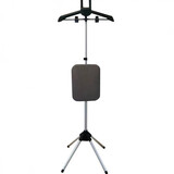 手持蒸汽挂烫机独立熨衣架立式烫衣服折叠架配件金属支架可易收纳 烫板衣架款