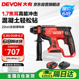 大有（Devon）20V锂电锤充电电锤两用电镐冲击钻混凝土工业级DRH单电5.0