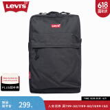 Levi's【商场同款】李维斯秋季男士双肩背包黑色时尚简约潮流 黑色 OS