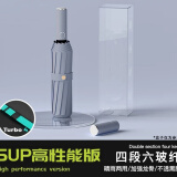 小米有品生态链全自动伞加强伞骨雨伞太阳伞防紫外黑胶防晒遮阳伞 【360骨加强升级全自动】雾霾蓝 升级加大加厚防紫外线
