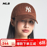 MLB棒球帽子夏季鸭舌帽韩版潮流百搭 软顶送礼3ACP6601N-50BRL