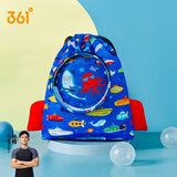 361°儿童游泳包新款防泼水干湿分离男女童收纳袋背包带鞋仓双肩包 7003彩蓝海底世界