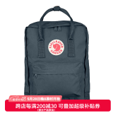 FJALLRAVEN北极狐双肩包kanken户外轻便大容量背包运动包23510 031石墨黑
