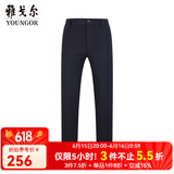雅戈尔（YOUNGOR）休闲裤男DP棉免烫不易皱裤子自然垂顺易打理新品 VCDP329979AWY黑色 33 82A