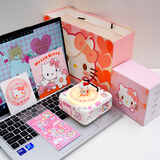 卡锐鲨hellokitty蓝牙音响KT猫高颜值氛围灯可爱音箱送女生圣诞生日礼物 【摆件款】凯蒂猫音响+氛围灯