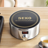 新功（SEKO）电陶炉煮茶炉不挑壶烧水壶电茶炉电水壶电茶壶围炉煮茶Q9A单炉 银色