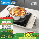 美的（Midea）家用电磁炉  超猛火大功率 电磁灶火锅炉 炒菜电池炉新型超薄大面板国家补贴 MC-E22BH02
