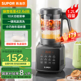 苏泊尔（SUPOR）【国家补贴】降噪破壁机 家用1.2L小型多功能可预约轻音免滤豆浆机3-4人破冰碎冰榨汁机 SPJ002S