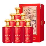 西凤酒 丝路明珠1号 52度凤香型白酒 500ml*6瓶 整箱装（内含礼袋）