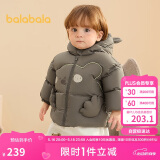 巴拉巴拉宝宝羽绒服男童外套女童秋冬装2025婴儿衣服动物造型209425107206