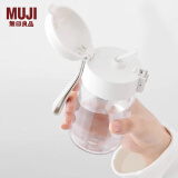 无印良品（MUJI）共聚酯便携杯 Tritan 塑料 运动水杯 杯子 随行杯 夏天 便携吸管杯  350ml