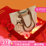 viney牛皮包包女包大容量托特包轻奢斜挎单肩生日520送女朋友礼物老婆
