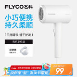 飞科 FLYCO 电吹风机宿舍用 柔风负离子恒温护发 家用冷热大风量快速干发吹风筒FH6290 1800W