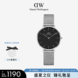 丹尼尔惠灵顿（DanielWellington）DW流金女表32mm金属表带欧美表女士手表节日礼物送女友DW00100162