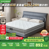 顾家家居（KUKA）软硬两用床垫天然乳胶三区弹簧席梦思M1016 1.5*1.9m【京仓闪发】