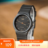卡西欧（CASIO）小黑表男女表中性学生公务员考试中高考可用石英表MQ-24-1E