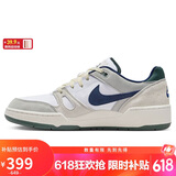 耐克NIKE板鞋男缓震FULL FORCE LO运动鞋FZ3595-100白/灰43