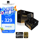 Thermalright(利民) 额定750W TR-KG750 ATX3.1电源 金牌电源 原生PCIE5.1全模组电源 日系主电容 14CM小电源