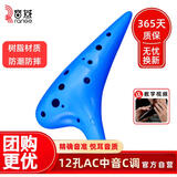音域（RANGE）防摔陶笛12孔AC中音C调树脂塑料儿童初学入门教学乐器学校专用