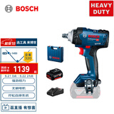 博世（BOSCH）GDS 18V-400 无刷锂电冲击扳手 充电式电动扳手风炮 5.0Ah电池*1