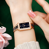 罗西尼（ROSSINI）手表女石英女士手表小方块女表国表腕表生日七夕情人节礼物女生