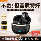 雅兰仕（EARISE）【柏林之声级丨2025新款】蓝牙耳机无线半入耳式运动跑步高音质降噪超长续航大电量FD99 黑