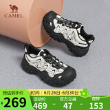 骆驼（CAMEL）登山鞋户外休闲鞋女网面3.0闪电丑萌鞋 L24A469693 米/银/黑 40