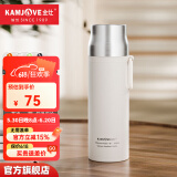 金灶（KAMJOVE）保温茶杯男士泡茶专用茶水分离泡茶杯子不锈钢内胆双层保温杯T-8F 象牙白 500ml