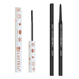 BLUETHIN超细刷头睫毛膏持久不易晕染纤长浓密自然卷翘顺滑流畅新手学生 睫毛膏+眉笔