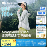 蕉下（beneunder）防晒衣女宽松百搭防紫外线出行AL417浅炭灰均码
