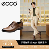 爱步（ECCO）皮鞋男 商务皮鞋男鞋简约正装皮鞋男士亮面皮鞋德比鞋 墨本621634 琥珀色62163401112 40 尺码偏大