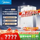 美的（Midea）【MK6A系列】16升燃气热水器天然气节能强增压 水伺服恒温 大水量JSQ30-MK6A Max