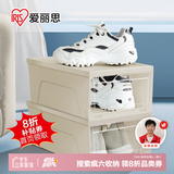 爱丽思鞋盒透明大号鞋子收纳盒防尘鞋柜翻盖式鞋架收纳神器爱丽丝 2个装
