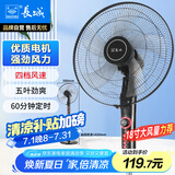 长城（CHANGCHENG）电风扇落地扇18吋五叶风扇摇头商务电扇居家办公立式风扇大功率大风量工业扇交流定频风扇FS-45
