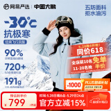 网易严选【中国大鹅】24冬飞行员短款90白鹅绒羽绒服加厚保暖地表强温抗寒 【24秋冬升级】以太蓝 90白鹅绒 M